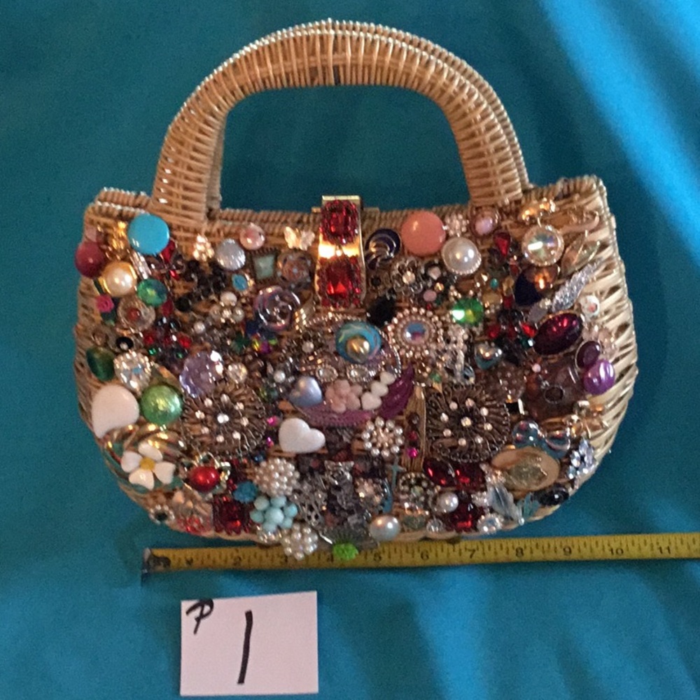 Embellished Multicolor Women's Bag - Picture 2 of 8